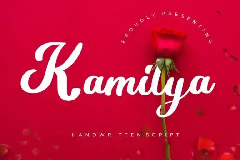 Kamilya Script font