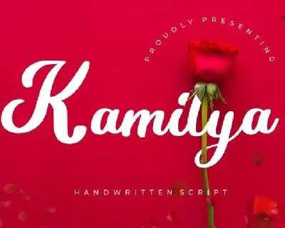 Kamilya Script font