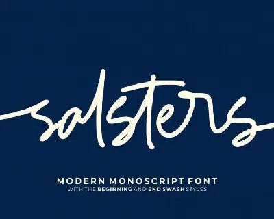 Salsters font