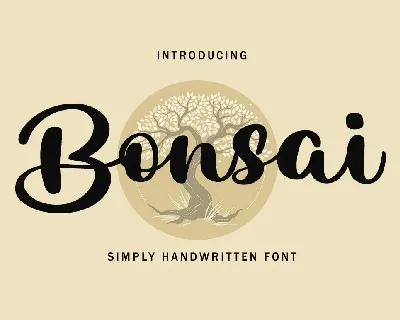 Bonsai font