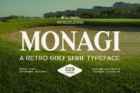 Monagi Demo font