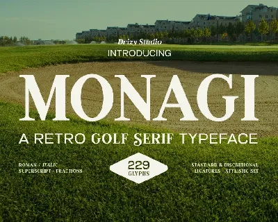 Monagi Demo font