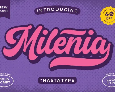 Milenia font