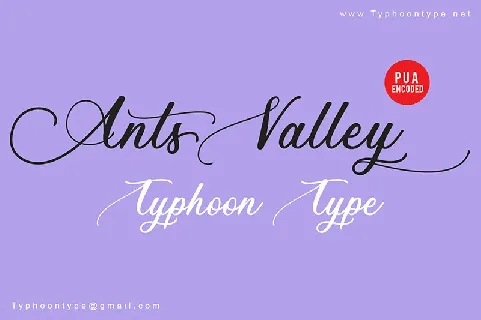 Ants Valley font