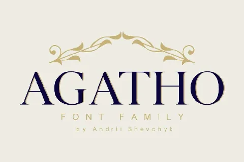 Agatho Family font