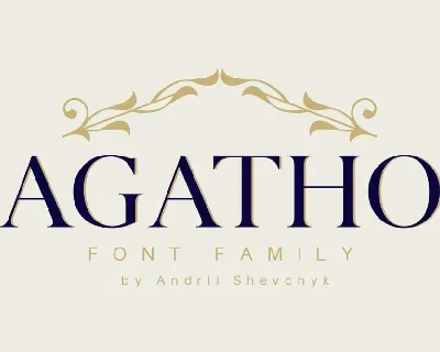 Agatho Family font