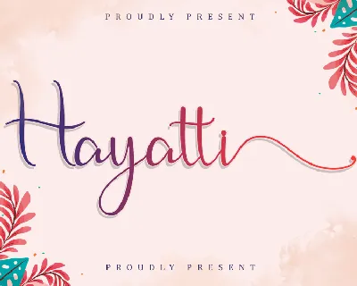 Hayatti font