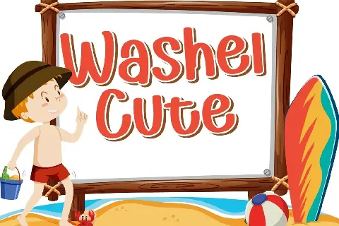 Washel Cute font