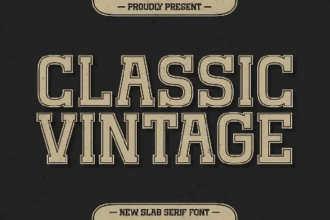 Classic Vintage font