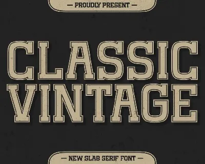 Classic Vintage font