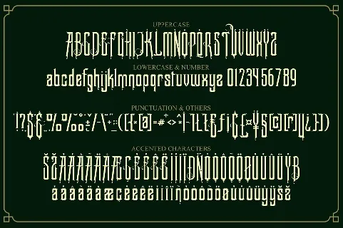 Blackborneo font