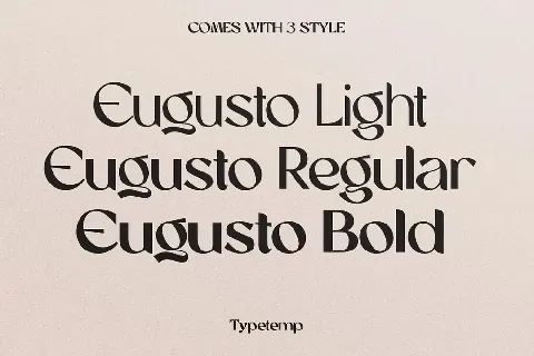 Eugusto font