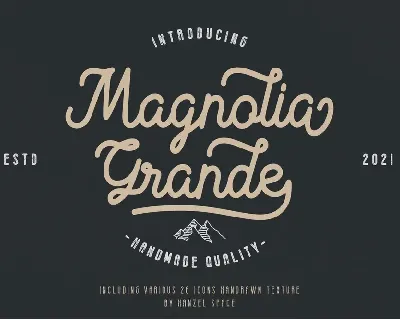 Magnolia Grande font