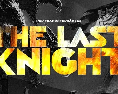 The Last Knight Sans Serif font