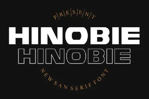 Hinobie Typeface font