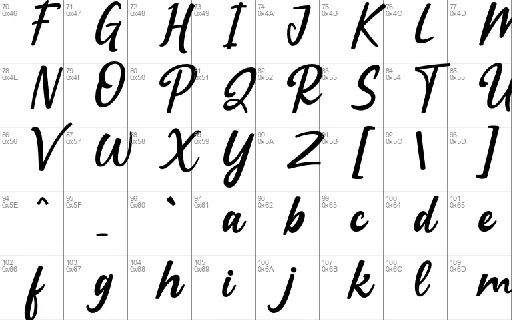 Srenada font