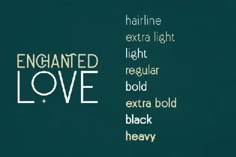 Enchanted Love font