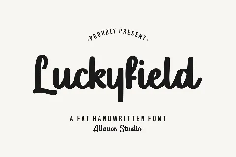 Luckyfield font