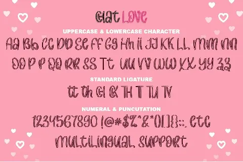 Chat Love - Personal Use font