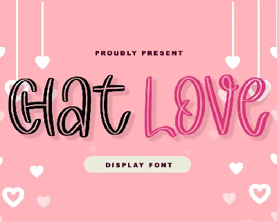 Chat Love - Personal Use font