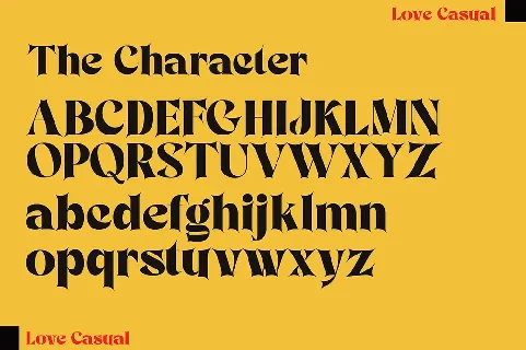 Love Casual font