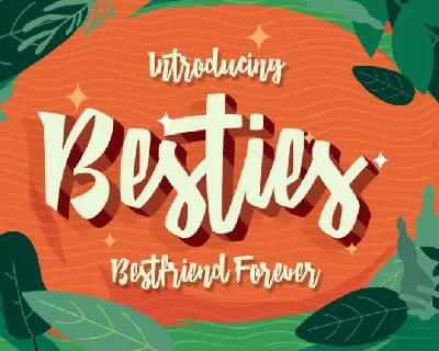 Besties Script font