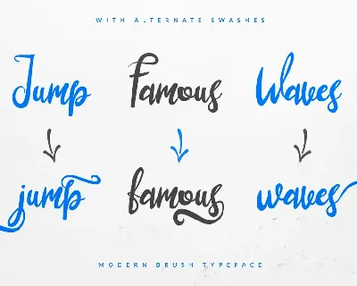 Lustinmal Script font