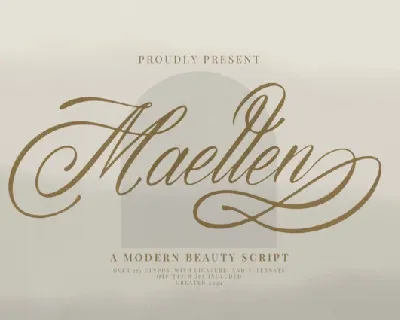 Maellen font