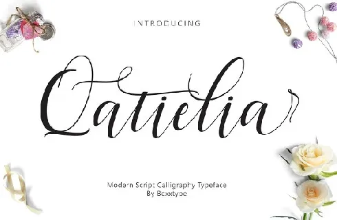 Qatielia Script font