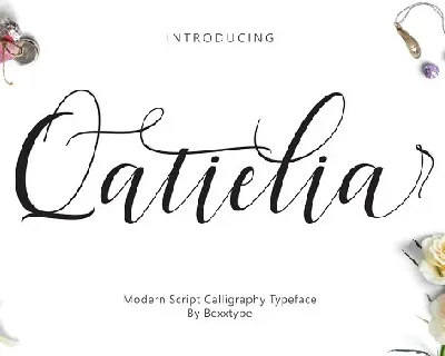 Qatielia Script font