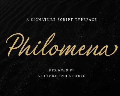 Philomena font