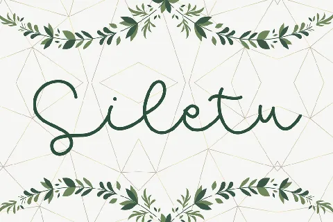 Siletu font