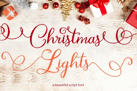 Christmas Light font
