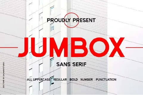 Jumbox Free font