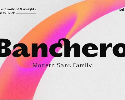 Banchero font