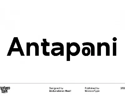 Antapani Sans Family font