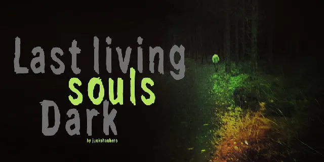 Last living souls Family font