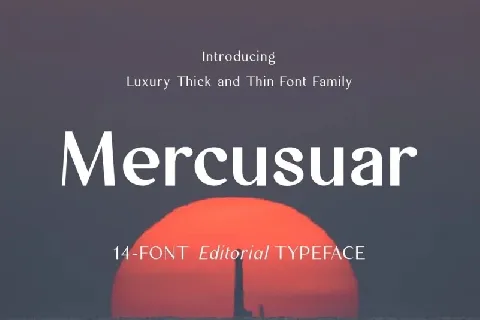 Mercusuar font