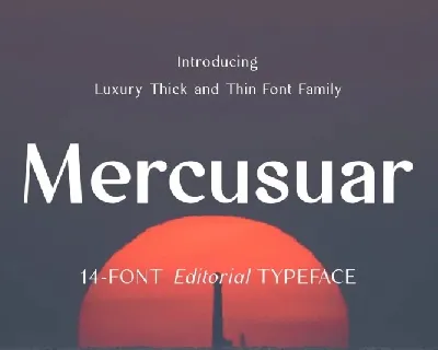 Mercusuar font