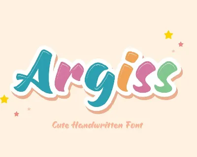 Argiss Handwritten font