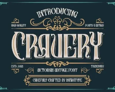 Cravery font