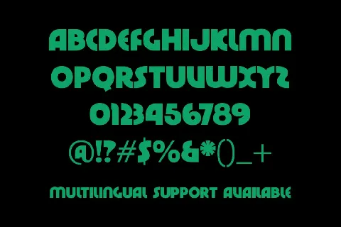 Teenage Garde Demo font