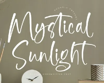 Mystical Sunlight font