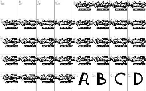 MountainHeatDemo font