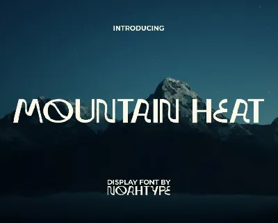 MountainHeatDemo font