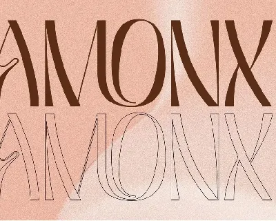 Amonx font