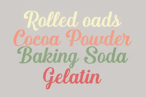 Meldina font