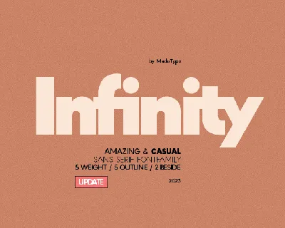 MADE INFINITY Personal Use font