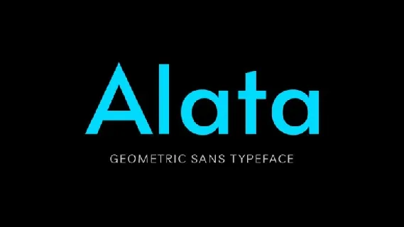 Alata font