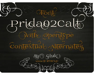 Prida02Calt font